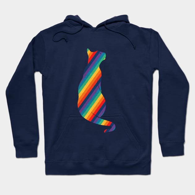 Rainbow Cat Game Hoodie by Goldquills